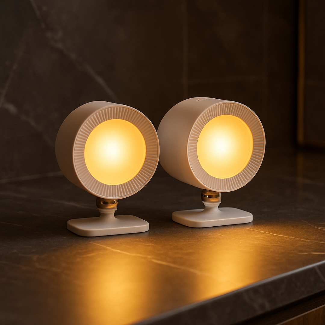 Caelora – Draadloze LED Wandlamp door Atelier Brulina