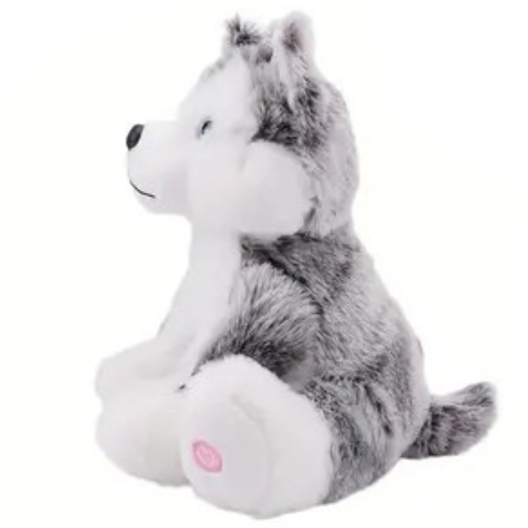 Lichtgevende Husky Knuffel