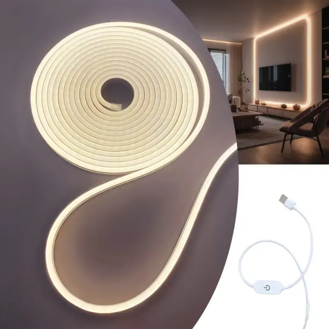 LumiFlex USB Neonlicht – Warm Wit