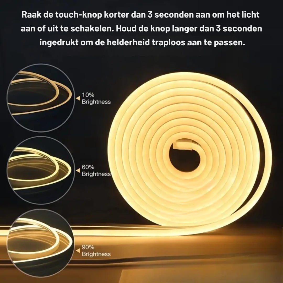 LumiFlex USB Neonlicht – Warm Wit