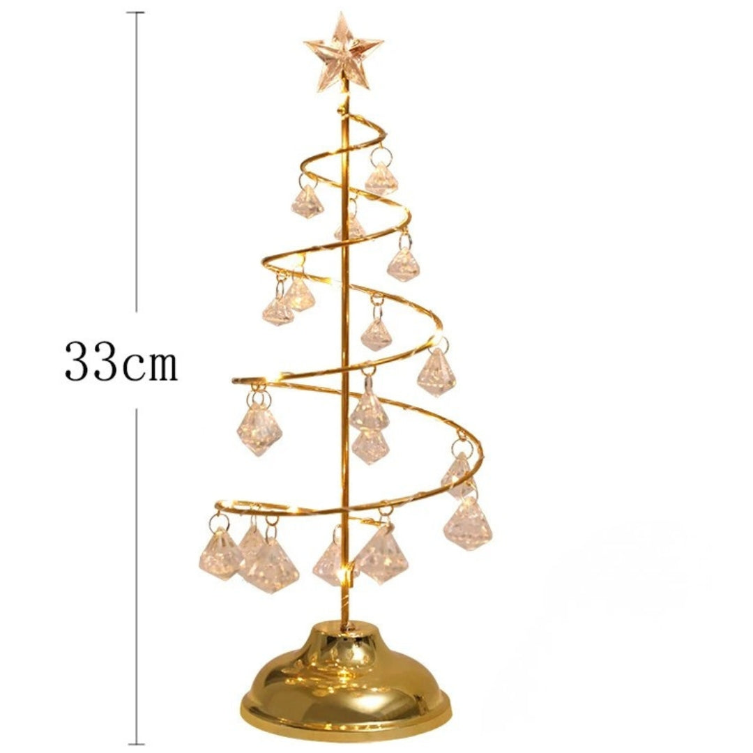 Tafellamp Kerstboom – LED Goud of Zilver