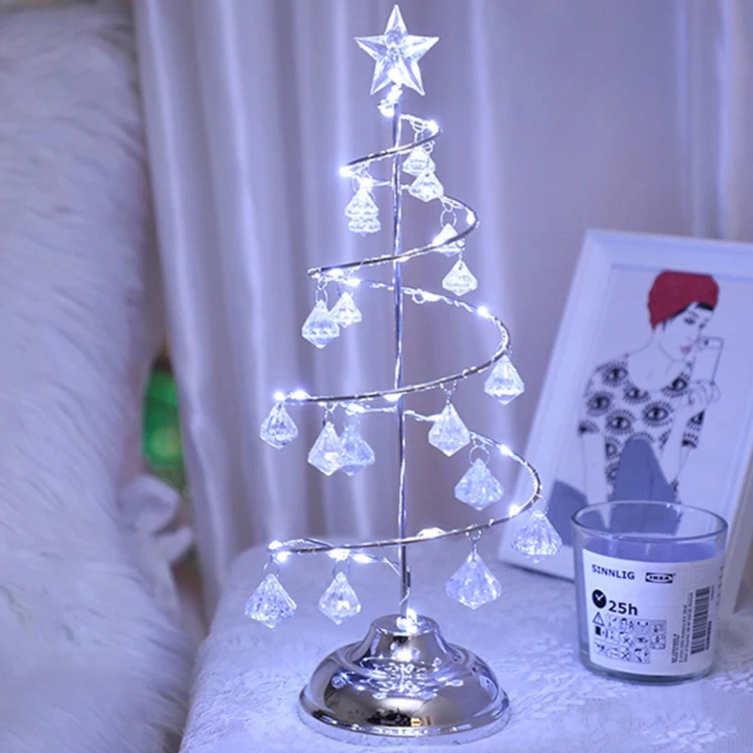 Tafellamp Kerstboom – LED Goud of Zilver