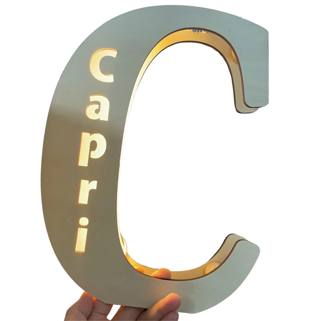 LetterGlow Jouw Kinderlamp