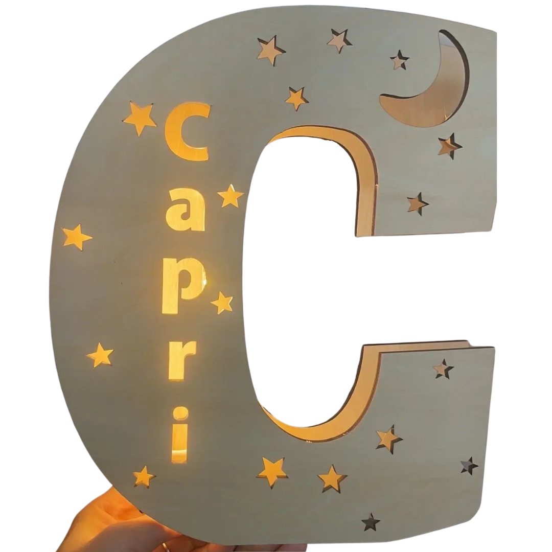 LetterGlow Jouw Kinderlamp