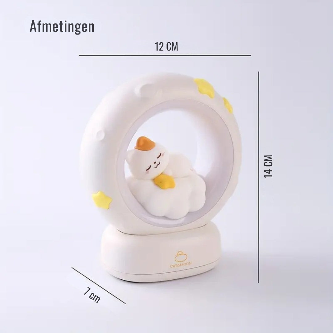 Slapende Kat Nachtlampje