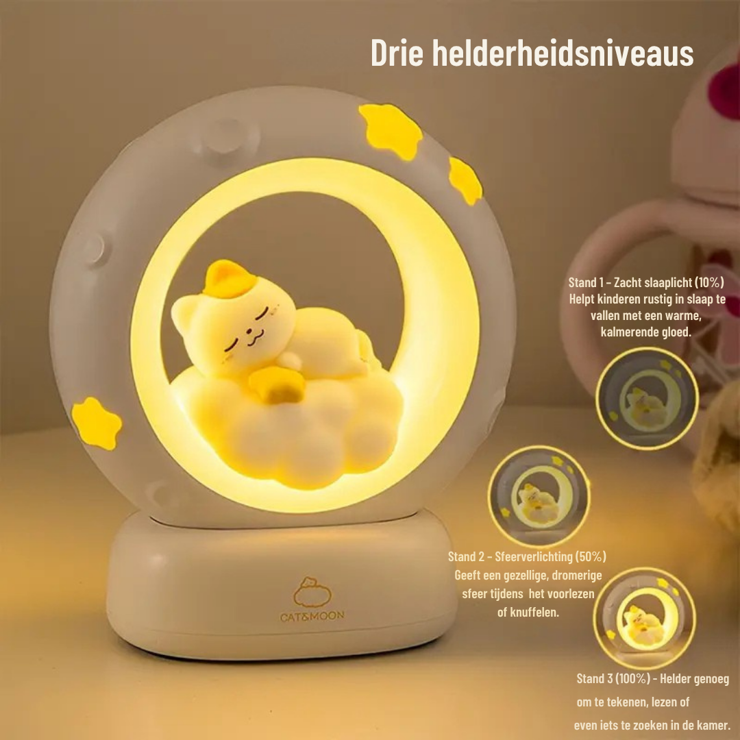 Slapende Kat Nachtlampje