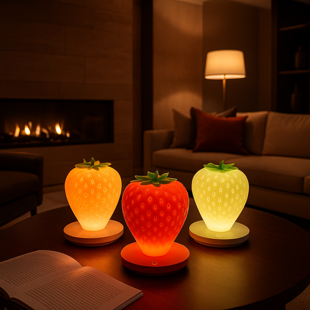 StrawberryGlow Aardbeienlamp
