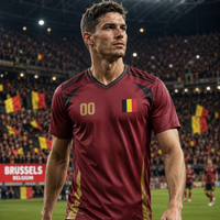 Belgisch Elftal Voetbalshirt  - Met jouw Naam en Nummer