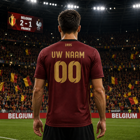 Belgisch Elftal Voetbalshirt WK 2026 - Met jouw Naam en Nummer