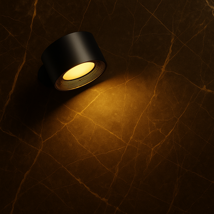 Caelora – Draadloze LED Wandlamp door Atelier Brulina