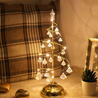 Tafellamp Kerstboom – LED Goud of Zilver