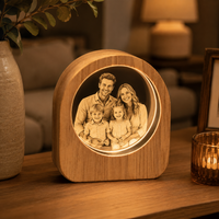 MemoraSphere – Jouw Foto in Kristal | Gepersonaliseerde 3D Kristallen Fotolamp