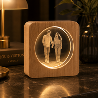 MemoraSphere – Jouw Foto in Kristal | Gepersonaliseerde 3D Kristallen Fotolamp