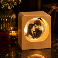 MemoraSphere – Jouw Foto in Kristal | Gepersonaliseerde 3D Kristallen Fotolamp