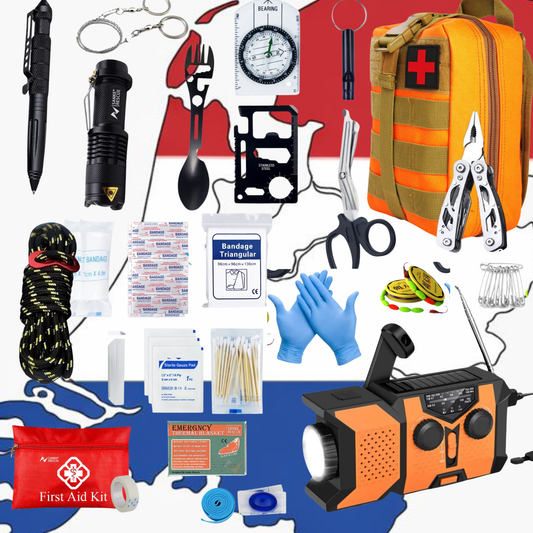 CrisisReady NL Noodpakket – Compleet Deluxe met Noodradio (379-delig)