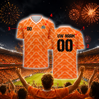 Nederlands Elftal Oranje Voetbalshirt WK 2026 - Met Naam, Nummer & Logo
