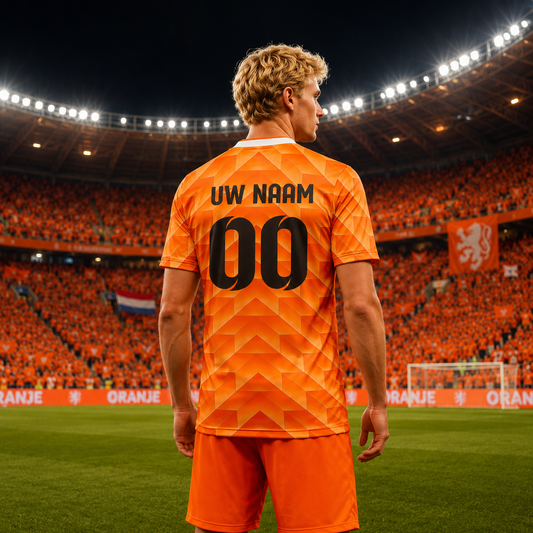 Nederlands Elftal Oranje Voetbalshirt WK 2026 - Met Naam, Nummer & Logo
