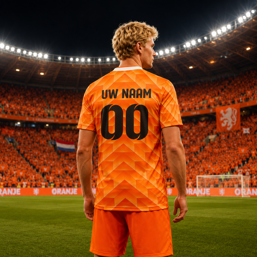 Nederlands Elftal Oranje Voetbalshirt WK 2026 - Met Naam, Nummer & Logo