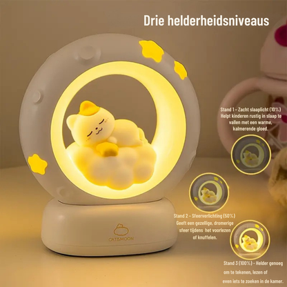 Slapende Kat Nachtlampje