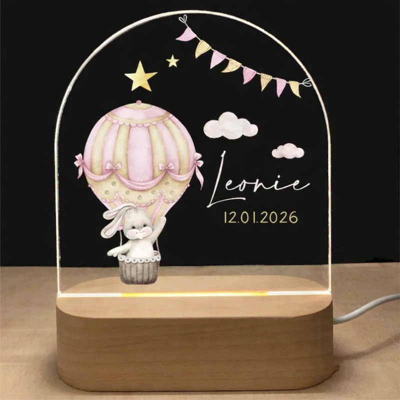 SnuggleGlow – Schattig nachtlampje met eigen naam