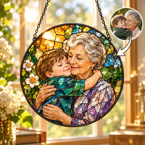Zonnevanger met foto als cadeau voor mama of oma