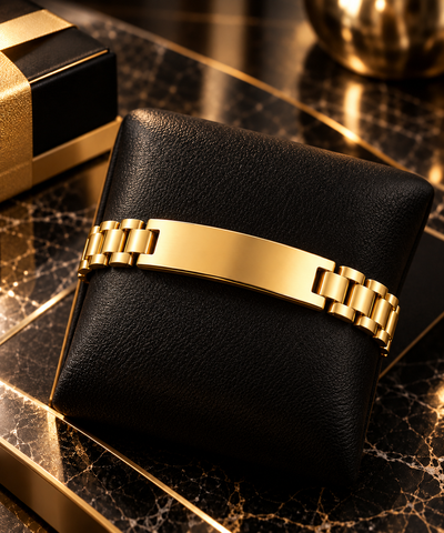 Armband met naamgravure in de kleur Goud