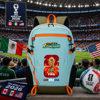 Gepersonaliseerde WK 2026 Rugzak met Naam – VS, Mexico & Canada Fan Reisrugzak