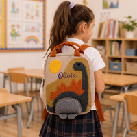 Schattige Capybara Canvas Rugzak - Lichtgewicht Schooltas