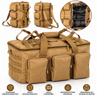 RangerBag – 55L Tactische Reistas & Rugzak | Plunjezak met MOLLE, 58 × 30 × 32 cm