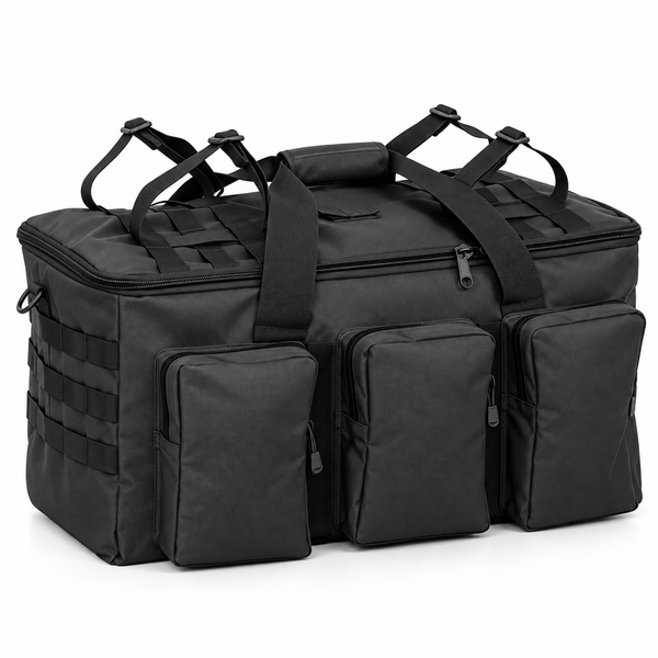 Achterkant van de RangerBag met verstelbare rugzakbanden