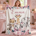 SnuggleName – Gepersonaliseerde Fleece Deken met Naam | Voor Baby, Peuter, Kind & Tiener