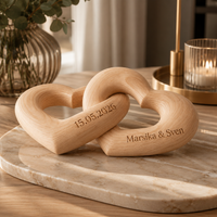 ForeverUs Ornament – Gepersonaliseerd Houten Liefdesornament