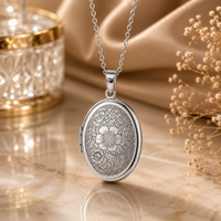 Gepersonaliseerd Vintage Medaillon Ketting met Foto