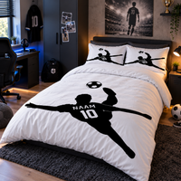 GoalDream – Voetbal Dekbedovertrek met Naam & Rugnummer | 1- en 2-persoons