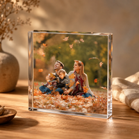Gepersonaliseerde Acrylplaque met Foto & Bedrijfslogo