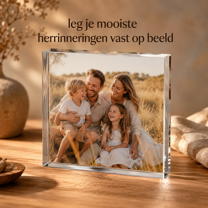 Gepersonaliseerde Acrylplaque met Foto of Logo detail