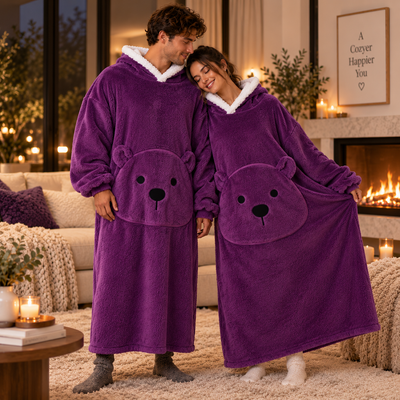 BearHug huispak Paars