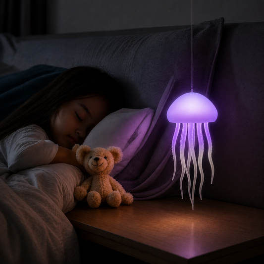 Jelly Motion – Dansend Kwallen Nachtlampje met RGB Sfeerverlichting