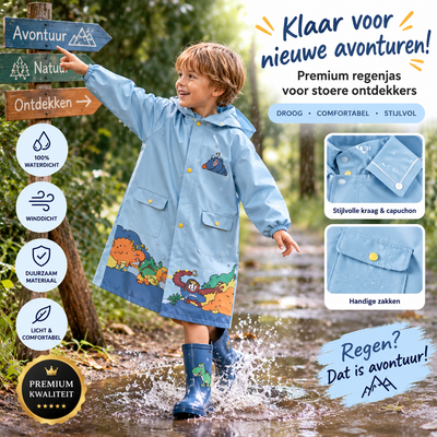RainBuddy kinderregenjas Lichtblauw