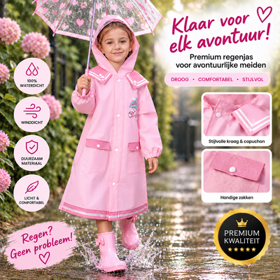 RainBuddy kinderregenjas Roze