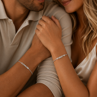 LumiLove Naamarmband – Gepersonaliseerde Hart Armband