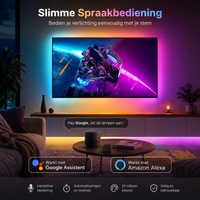 Luxinova RGBIC COB LED Strip - Smart WiFi Verlichting met Tuya App (12V)
