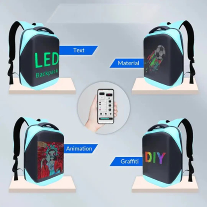 PixiPack LED Rugzak – Zichtbaarheid & Veiligheid in het Donker