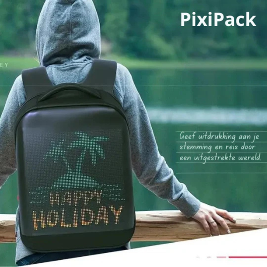 PixiPack LED Rugzak – Zichtbaarheid & Veiligheid in het Donker