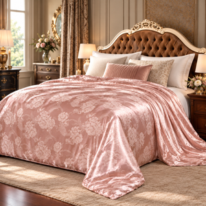 SilkDream satijnen quilt Perzik