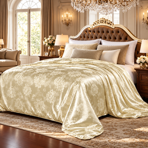SilkDream satijnen quilt Champagne