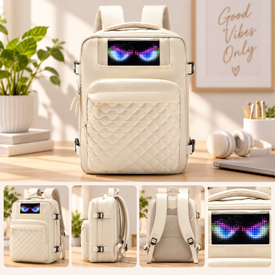 LumiPack LED-rugzak in Wit