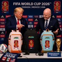 Gepersonaliseerde WK 2026 Rugzak met Naam – VS, Mexico & Canada Fan Reisrugzak