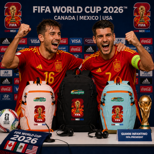 Gepersonaliseerde WK 2026 Rugzak met Naam – VS, Mexico & Canada Fan Reisrugzak